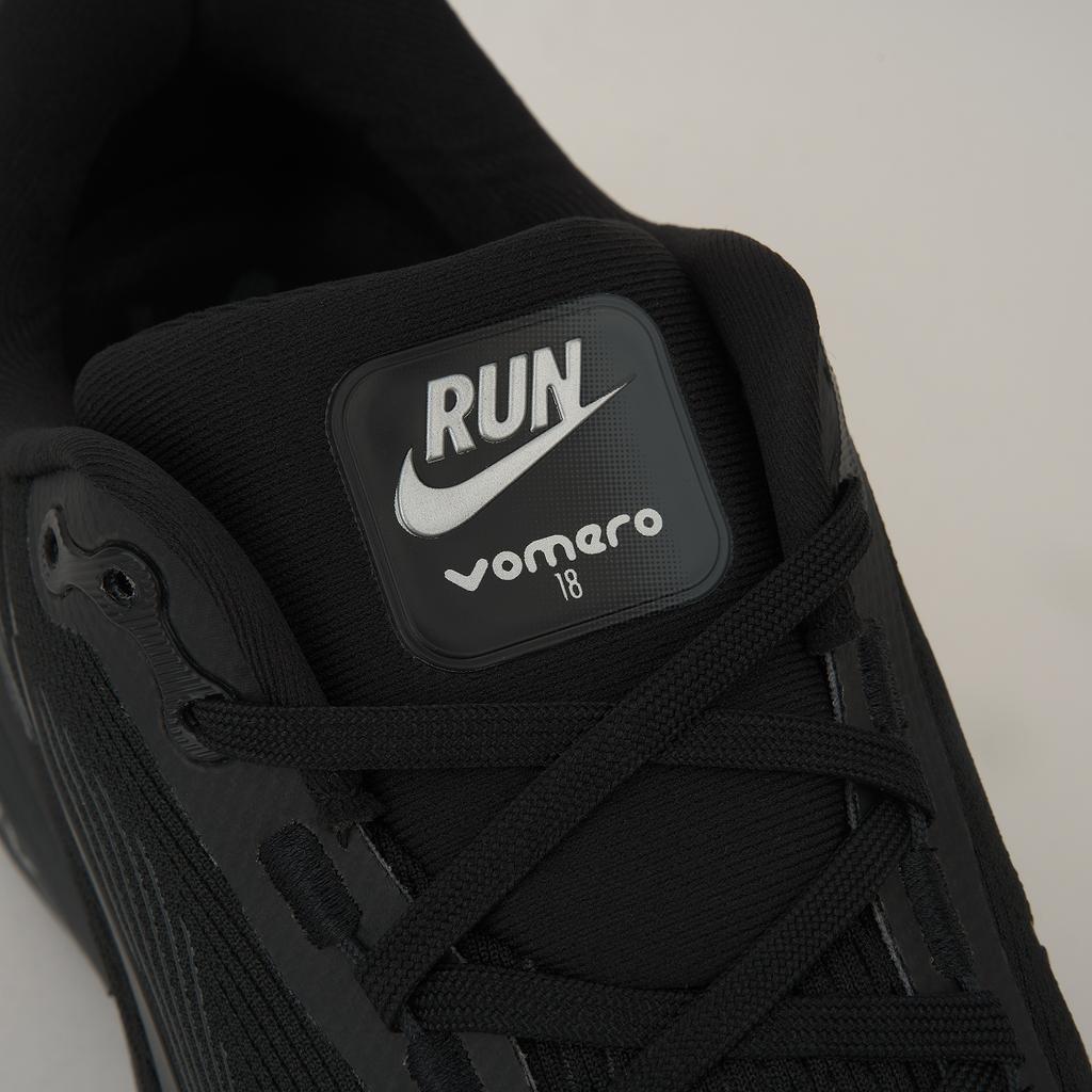 Nike Vomero 18 Triple Black Men Sneakers Dark-Smoke-Grey Light-Smoke-Grey HM6803-005