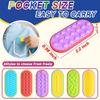6Pcs/Set Sensory Magnet Toy Silicone Magnetic Slider for Autism Anxiety Stress Relief Toy