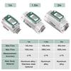 Epidioxi Digital Flow Meter, Turbine Flow Meter, High Accuracy ±1% with Instantaneous and Accumulative Flow Measurement, Stainless Steel, for Water, F