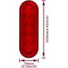 SAUTVS 1PCS UTV Red LED Tail Light for Can Am Defender, Red Taillight Assembly for Can-Am Defender/MAX HD5 HD7 HD8 HD9 HD10 2016-2025 Accessories