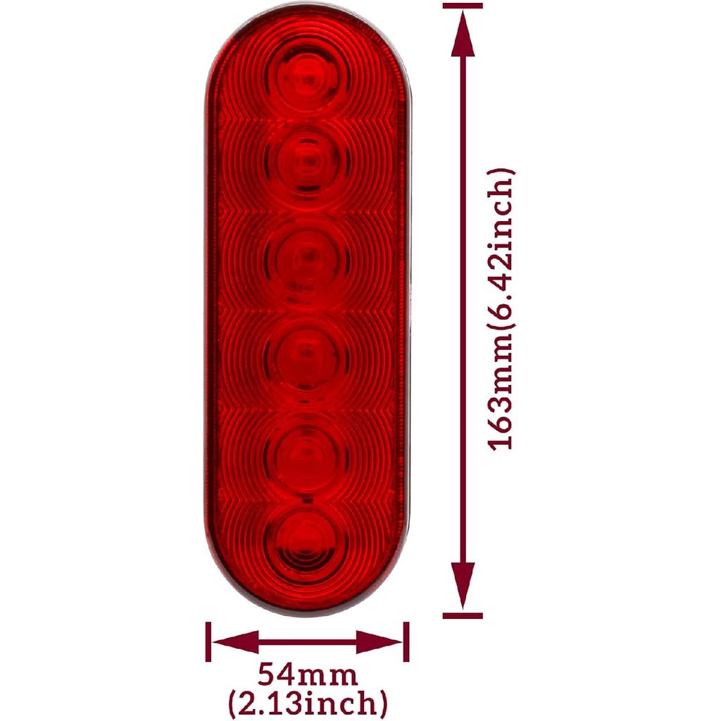 SAUTVS 1PCS UTV Red LED Tail Light for Can Am Defender, Red Taillight Assembly for Can-Am Defender/MAX HD5 HD7 HD8 HD9 HD10 2016-2025 Accessories