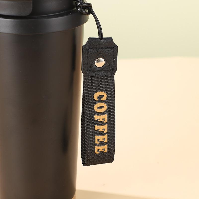 500ML Edelstahl Kaffee-Thermosflasche Thermobecher Auslaufsicher Auto-Thermoskannen Kaffeetasse Reise Tragbar Isolierte Flaschen