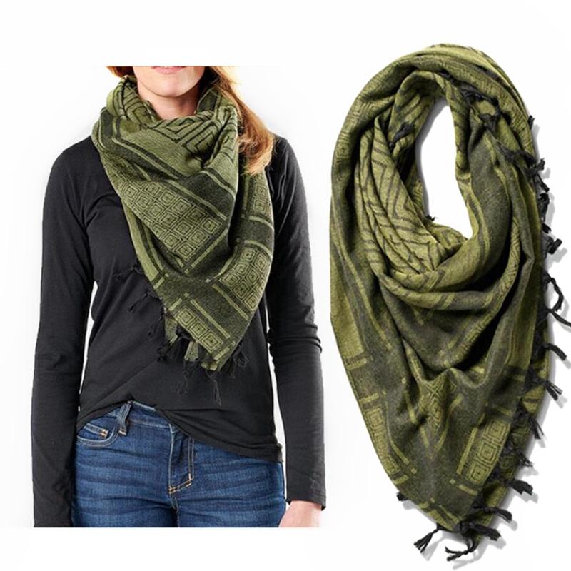 Keffiyeh Arab Scarf Tactical Desert Keffiyeh Scarf Cotton Shemagh Tactical Desert Scarf Wrap