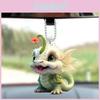 Delightful 2d Acrylic Cute Dragon Car Accessory Perfect For Keychain Lovers