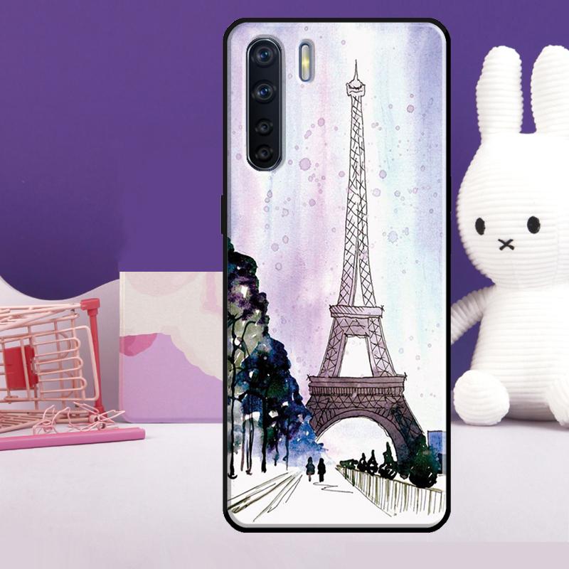 Paris Eiffel Tower France Case For Oppo A60 A80 A40 A77 A57 A17 A74 A54 A94 A78 A98 A18 A38 A58 A96 A76 A16 A15 A5 Pro