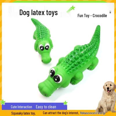 Brinquedo Crocodilo Barulhento para Cachorro: Resistente a Mordidas para Alívio da Dentição e Tédio em Cães Pequenos