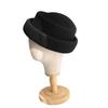Adjustable Top Hat for Women 100% Wool Millinery Berets Trendy Wool Cap  for Party