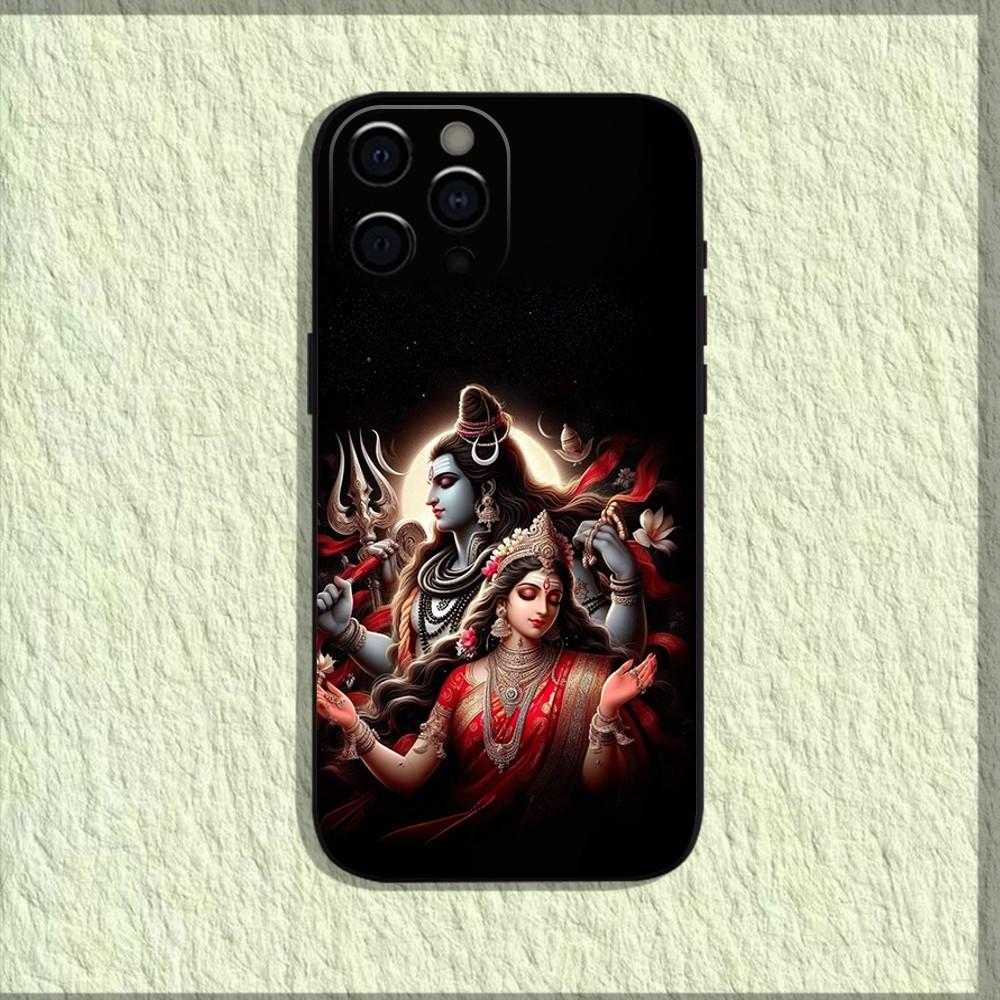 Lord Shiva Mahadev Of India Phone Case For iPhone 16,15,14,13,12,11,Pro,X,XS,Max,XR,Plus,Mini Soft Black Cover