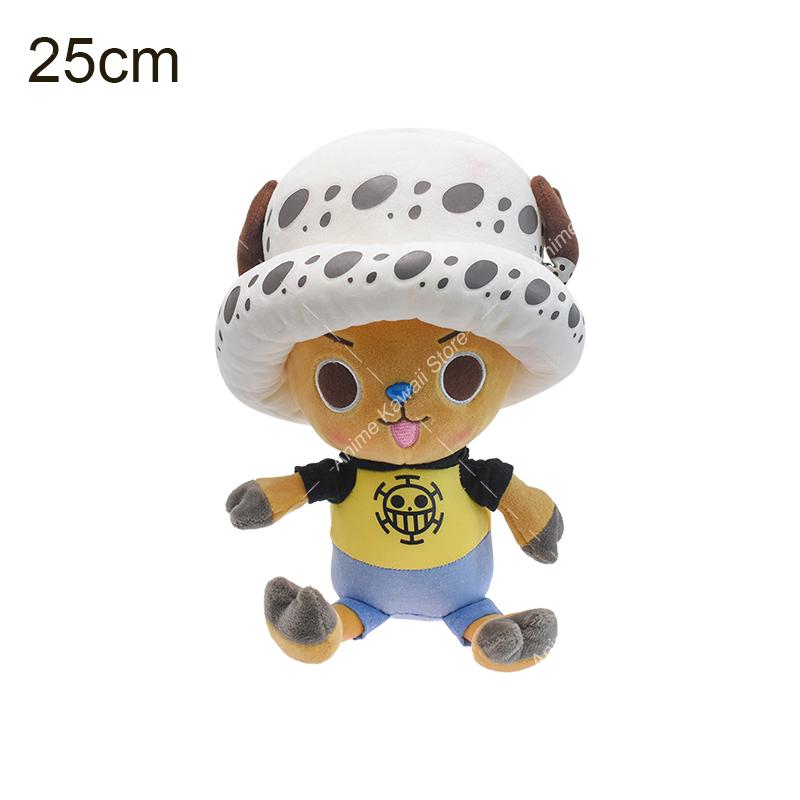 One Piece Anime Plush Toy Cartoon Tony Chopper Cosplay Figure Luffy Chopper Sanji Cute Stuffed Doll Kids Xmas Gift