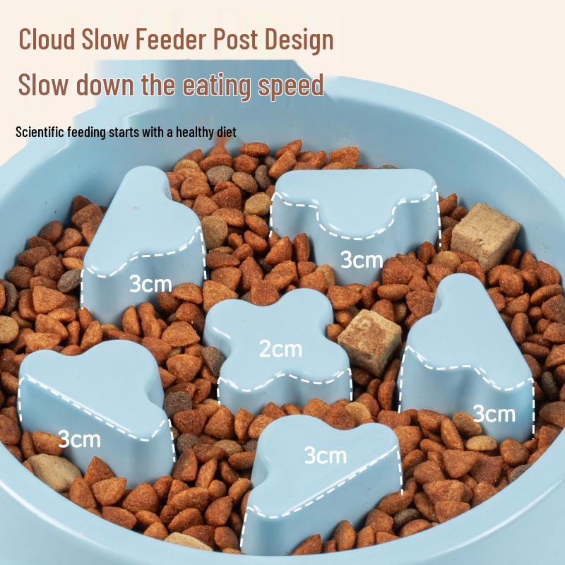 Pet Slow Feeder Anti-Choke Dog Bowl