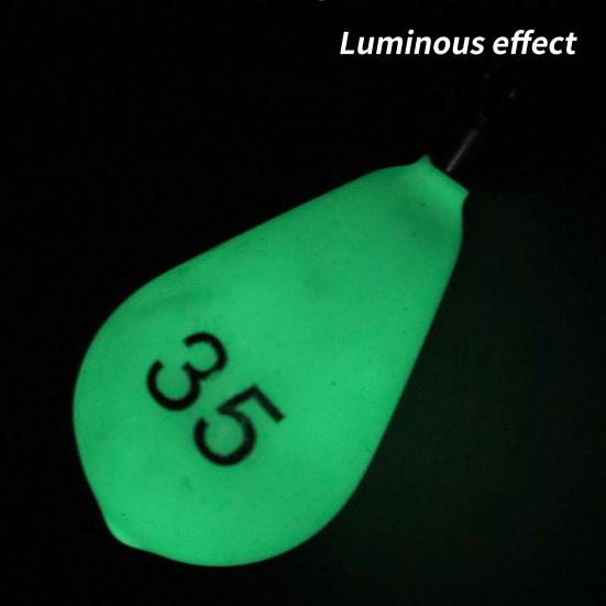 Leuchtendes Angelblei Verschleißfest Hochfestes Metall Angelblei zum Angeln