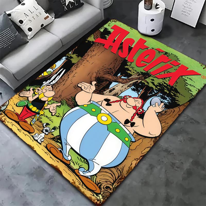 Asterix Carpet Rug for Living Room Bedroom Home Sofa Decoration,Kids play Nonslip Floor Mat