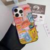 Sardines Soft Corrugated Transparent Phone Case For IPhone 17 15 16 11 12 13 14 Pro Max Plus Pro