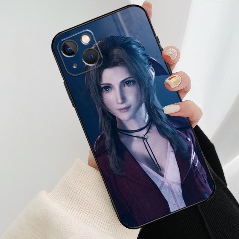 Aerith Gainsborough Final Fantasy Phone Case For iPhone 11 12 13 14 15 16 Pro Max Mini X XR XS Max Plus Cover Funda