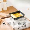 Yuzi Pot Quadratische Bratpfanne Multifunktionale Bratpfanne Frühstückspfanne Haushalts- und Gewerbetopf