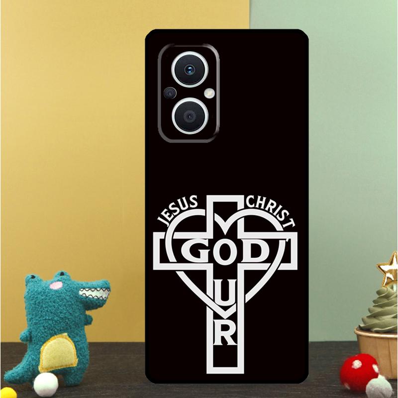 Jesus Christ God Bless You Case For OPPO Reno 15 13 10 11 14 Pro 12 F 13F 14F 15F 7 8 Lite OPPO Find X9 X8 X5 Pro Cover