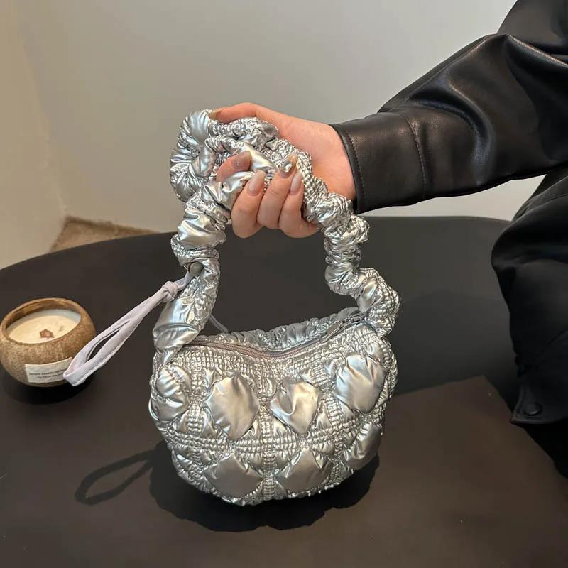 

Сетчатая сумка через плечо от женщин и девочек, дорожная сумка для мобильного телефона, женская сумка-тоут и сумка-тоут one size серебряный