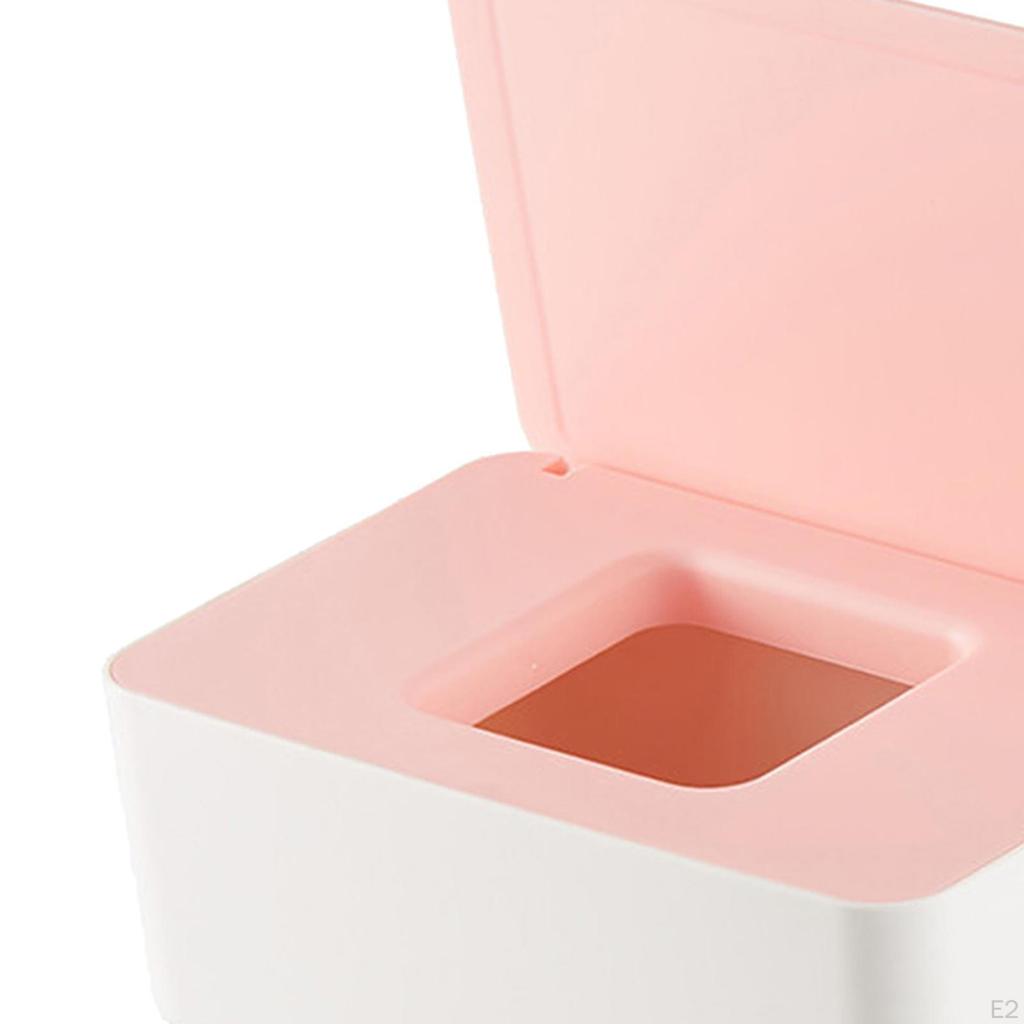 Spender mit Deckel Taschentuch-Aufbewahrungsbox Hülle für Schminktisch, Arbeitsplatten, Schreibtisch, Büro, Wohnheim