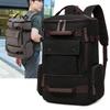 Herrenrucksack Vintage Segeltuchrucksack Schultasche Herren-Reisetaschen Rucksack mit großem Fassungsvermögen Laptop-Rucksacktasche