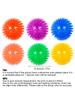1pc Squeaky Dog Toy Ball (6 Colors), Dog Chew Toy, Aggressive Chewing Teeth Cleaning Toy