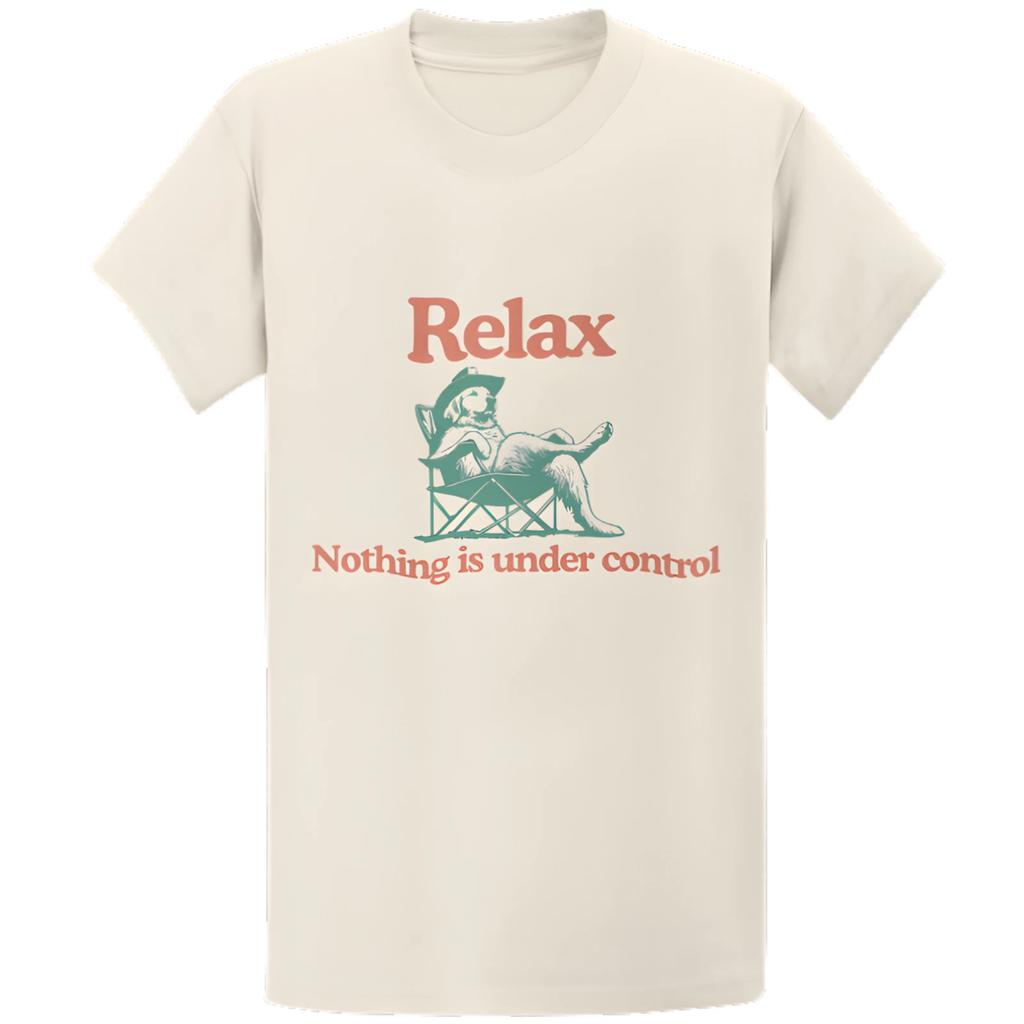 Gildan 5000 Relax Nothing Is Under Control Golden Retriever T-Shirt - Gift Tee