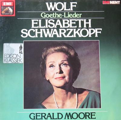 Disque LP HUGO WOLF, ELISABETH SCHWARZKOPF, G - Goethe-Lieder 1C03703725 His Master's Vo Allemagne Classique Occasion
