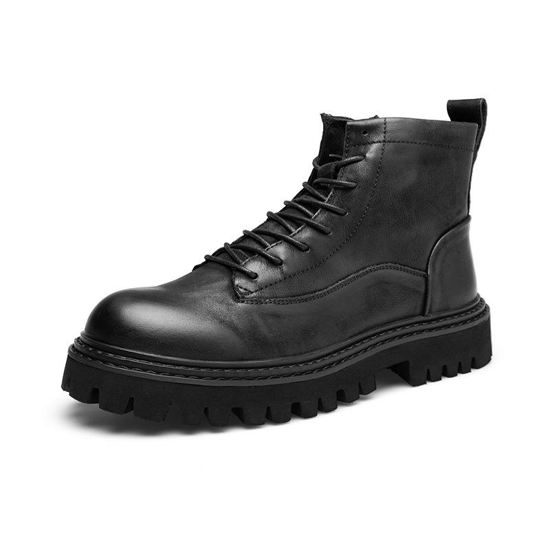 2025 direct supply men's boots British style winter Martin boots men's high-top boots tooling boots tide