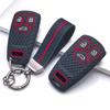 Silicone Car Key Fob Cover Case with Wrist Lanyard Keyring Compatible with  A4 B9 A5 Q5 Q7 S4 S5 SQ5 TT, Fits  A4 A5 Q5 Q7 B9 S4 S5 SQ5 TT TTS