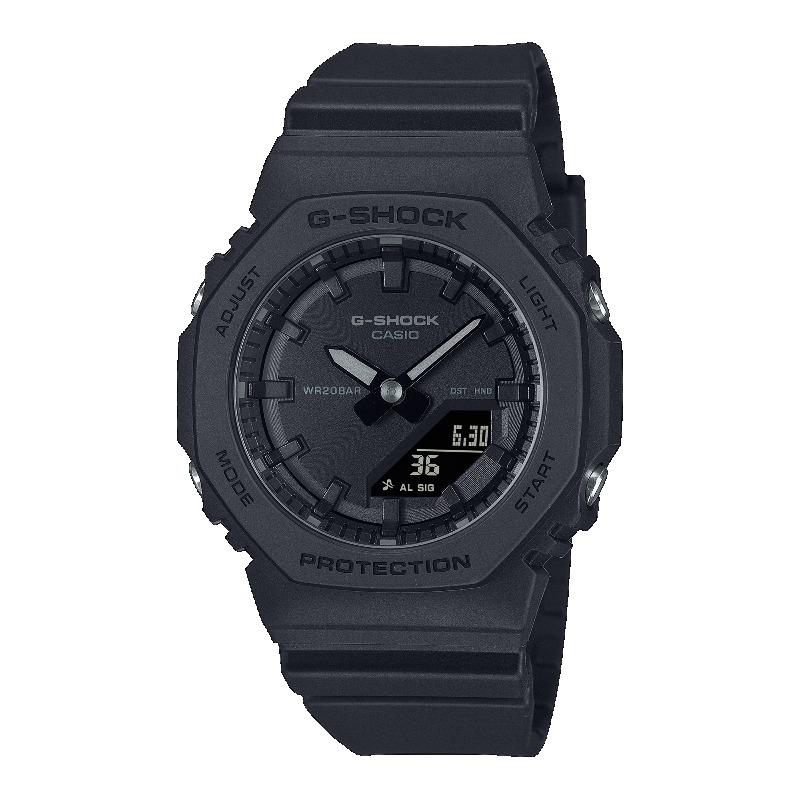 Casio G-SHOCK Men s Resin 200M Water Resistant Digital Shock Resistant Quartz Watch GMA-P2100BB-1A чёрный