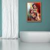 Modern Colorful Sexy Charming Nude Woman Canvas Painting Toilet Pub Bar Home Decoration Abstract Poster Wall Art Pictures