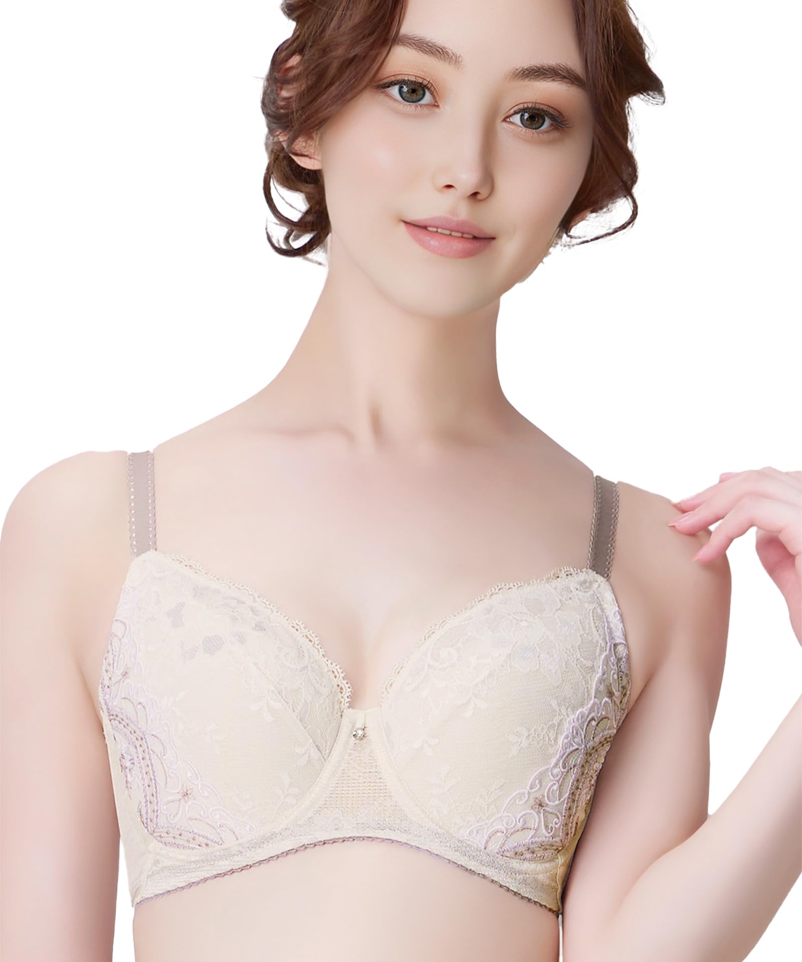 

Бюстгальтер Wing Lesiage Full Cup с боковой поддержкой 6000 Маленький размер IV Wing/Wacoal Бюстгальтер, Разглаживающий, Серия, Бюстгальтер, PB6001, Женский,