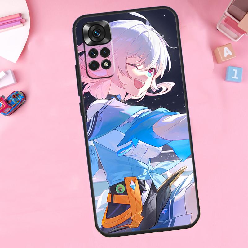 March 7th Honkai Star Rail Phone Case For Xiaomi Redmi Note 11 10 9 8 12 Pro Turbo 9S 10S 11S 12S 9A 9C 10C 12C Cover