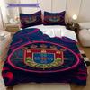 Portugals Football Glory Passion Three-piece Set (1 * Duvet Cover + 2 * Pillowcase, Without Core) Bedding Set Soft and Comfortable