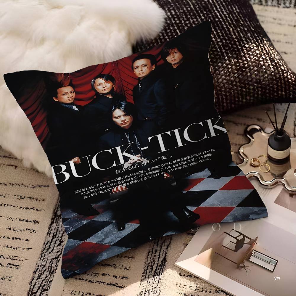 Classic B-Buck T-Tick Decorative Room Aesthetics Pillow Case Home Decor Bedroom Sofa Bed Couch Pillow Cover 45x45