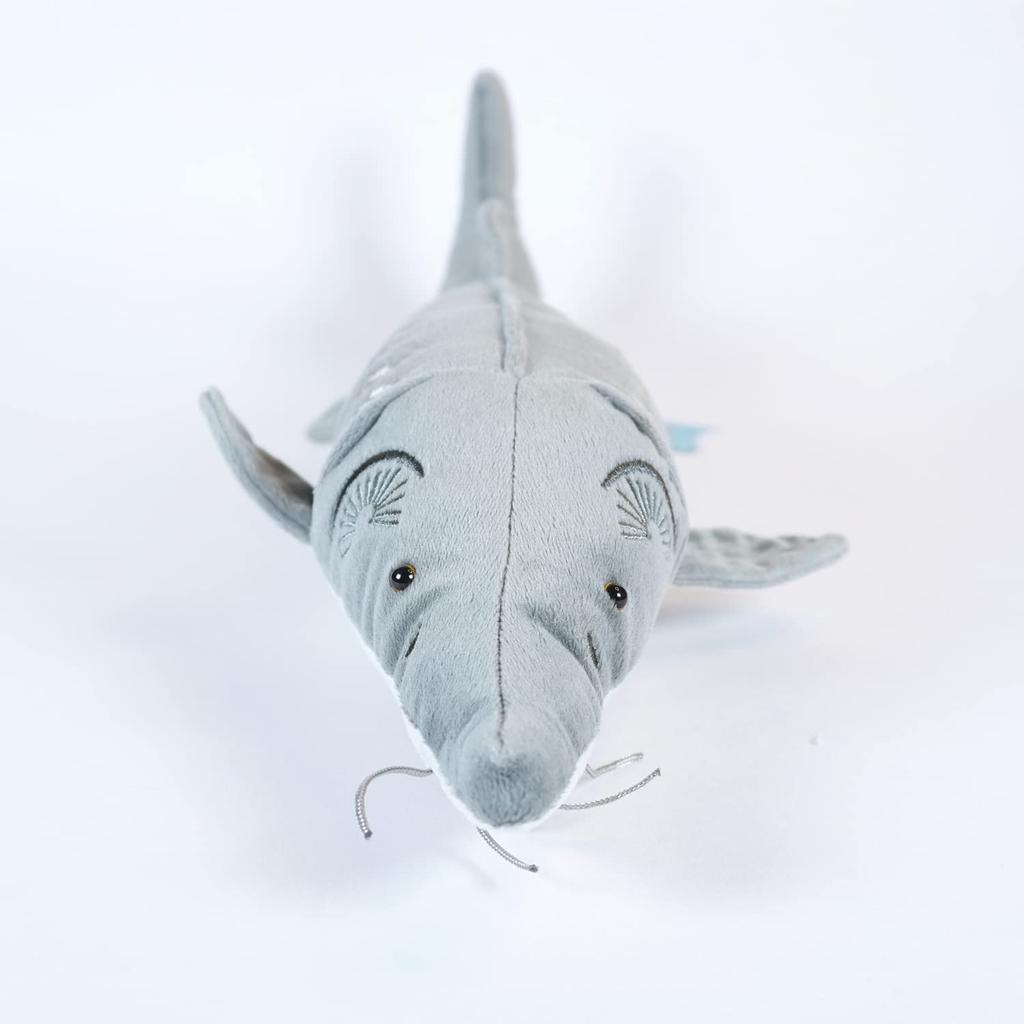 Exciting Illustrated Guide - Freshwater Creatures Edition Animal Plush Toy (Sturgeon)