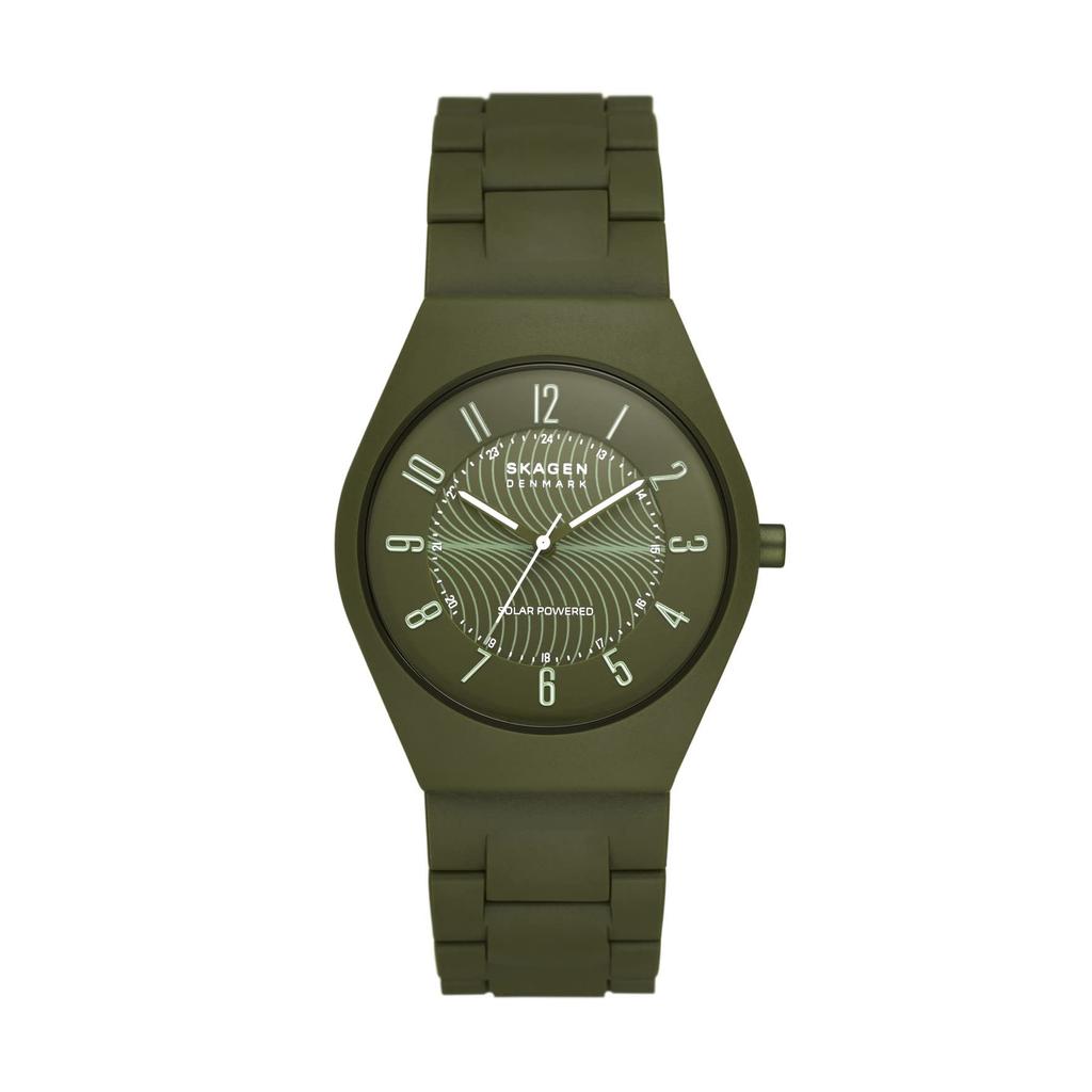 Skagen Grenen Ocean Watch SKW6811 Men's Green Official Import