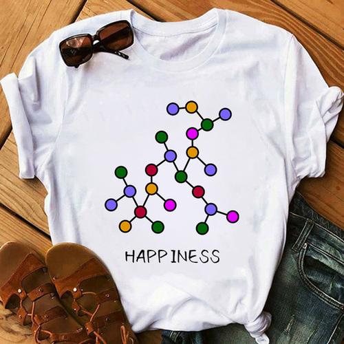 Chemistry Is Awesome The Chemistry Equation Is Great. Baggy Top, Crew-neck, Hipster T-top Aesthetic Clothes Oversized T Shirt