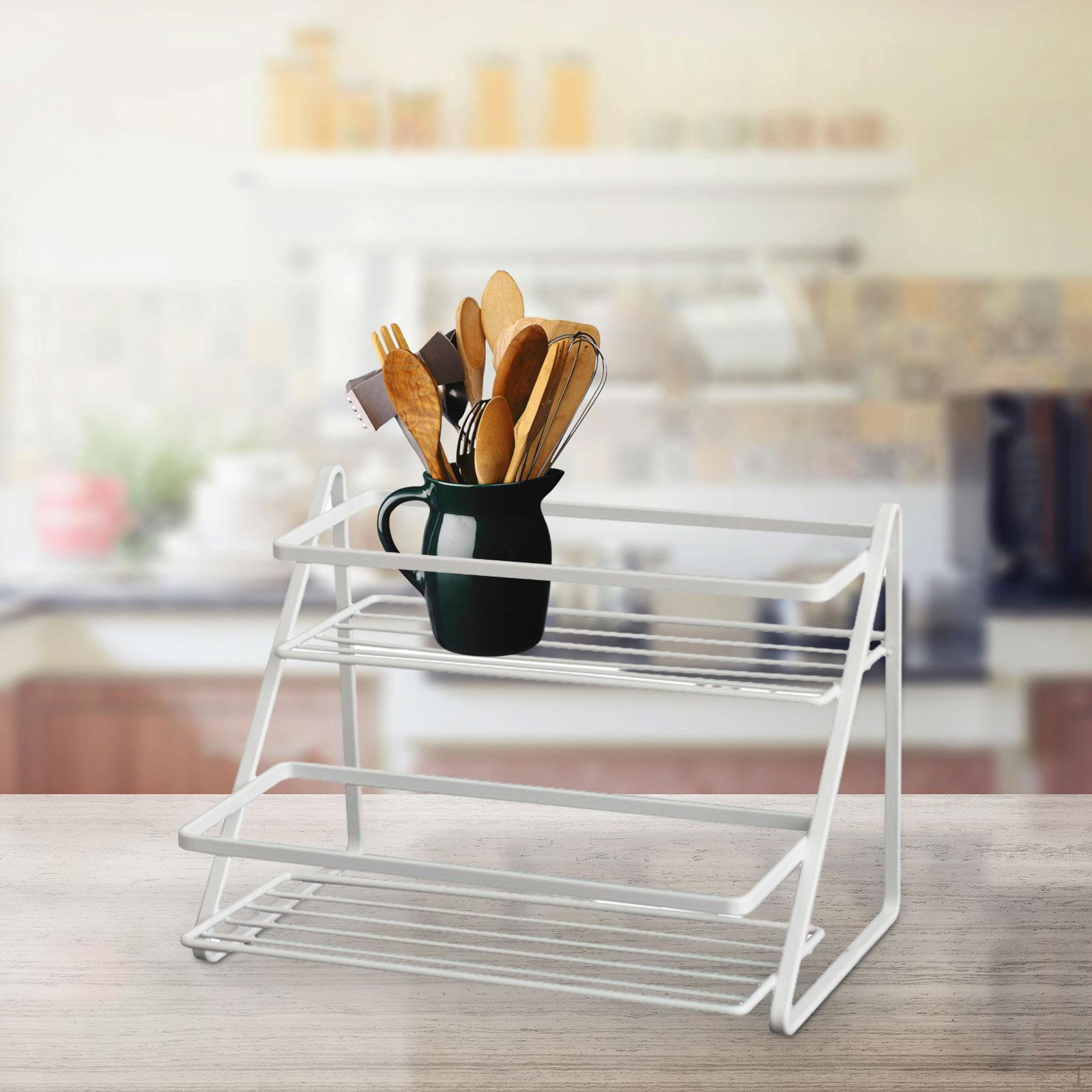 

Полка для специй Level, решение для хранения в ванной комнате, подставка для кружек, полка-органайзер белый