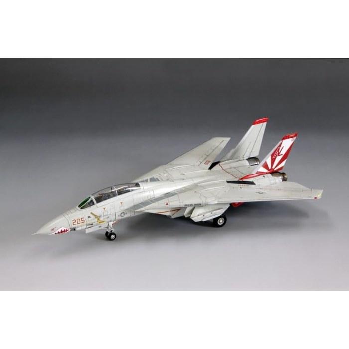 FineMolds 1/72 Jet Serie Amerikanische F-14A Tomcat Jolly Rogers/Sundowners Plastikmodell FF10 (Flugzeug) Vorgefärbt Maßstab 1/72