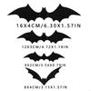 Flying Bat Decals Adhesive PVC Stickers Halloween Decorations for Wall Window
