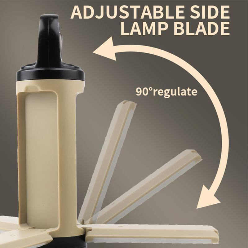 Camping Lights USB Rechargeable Hiking Lamp Portable Foldable Camping Lantern With 6 Modes Brightness For Hiking Emergencies