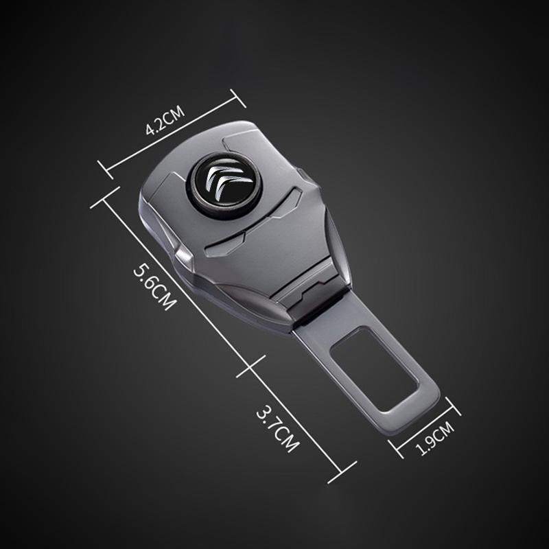 Car Seat Belt Extension Plug Safety Seat Lock Clip Buckle For Citroen C1 C2 C4 C5 C3 C4L C8 Berlingo Xsara Picasso Accessories