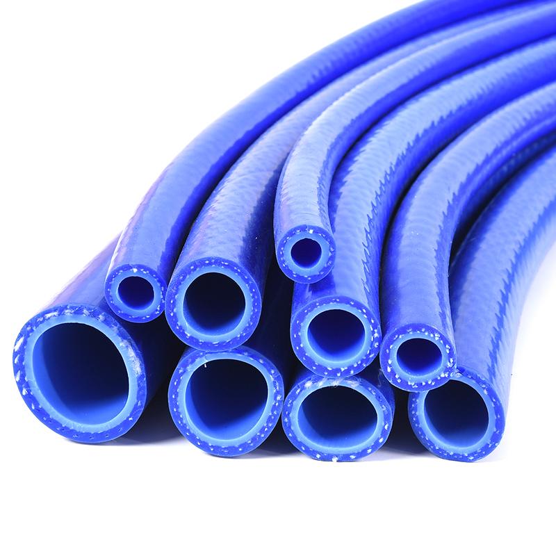 Diameter 6-50mm Silicone Hose Heat Resistant Oil Resistant Tube High Presure Automobile Vacuum Pipe Double Layer Rubber Hose