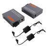 Gigabit Fiber Media Converter GS-03AB 1000Mbps Single Mode Single Fiber External Power Supply EU Plug Network Signal Transceiver