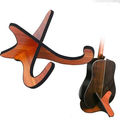 Sellerian Guitar Ukulele Wooden Guitar Universal Bass Easy Wood Grain Easy No Tools for Electric Electric and Violins X-Shaped Stand, Stand, Holder,