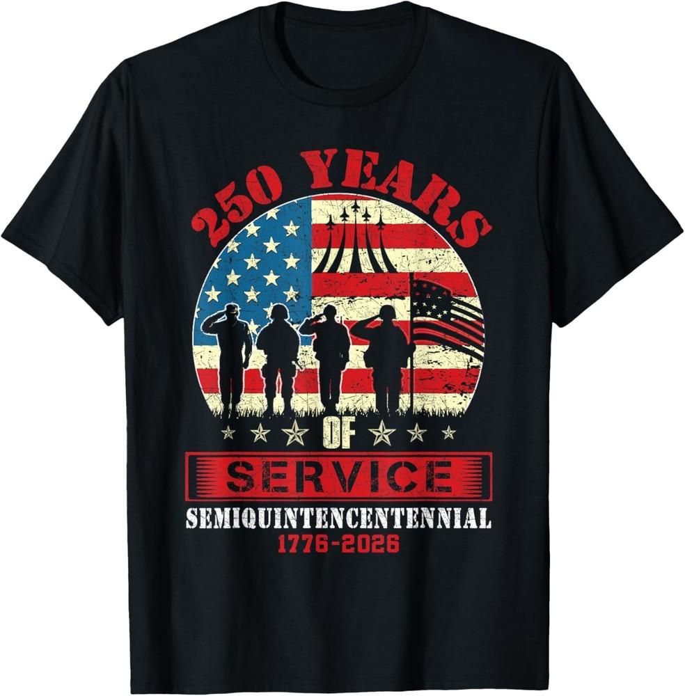 250 Years America Anniversary 250th Independence Day TShirt S to 5XL Unisex T-Shirt XXXXL