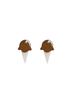 Sundaydiscoclub Ice Cream Earrings Brown