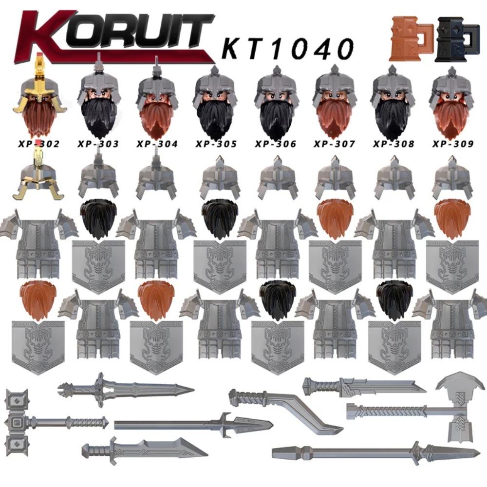 Medieval Lotr Action Figures Ringwraith Soldiers Rider Mount Knights Building Blocks Bricks Toys for Kid Gifts