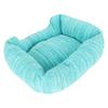 Pet Sofa Bed Soft Flannel Skin-friendly Cat Bed with Sponge Filling for Relaxation Resting Place