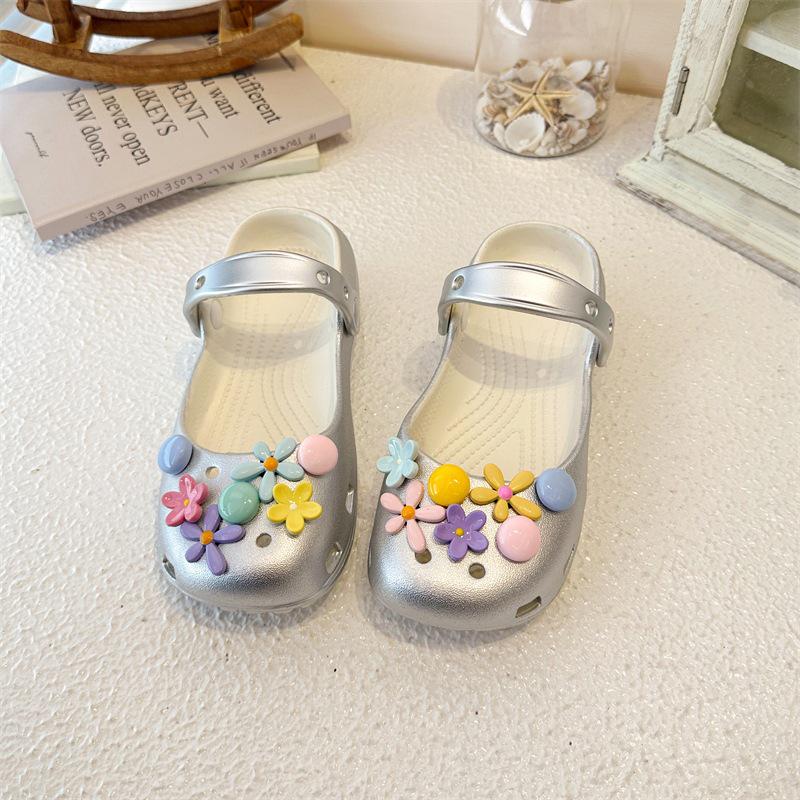 2026 Non-Slip Closed-Toe Kids Summer Beach Clogs 34-35